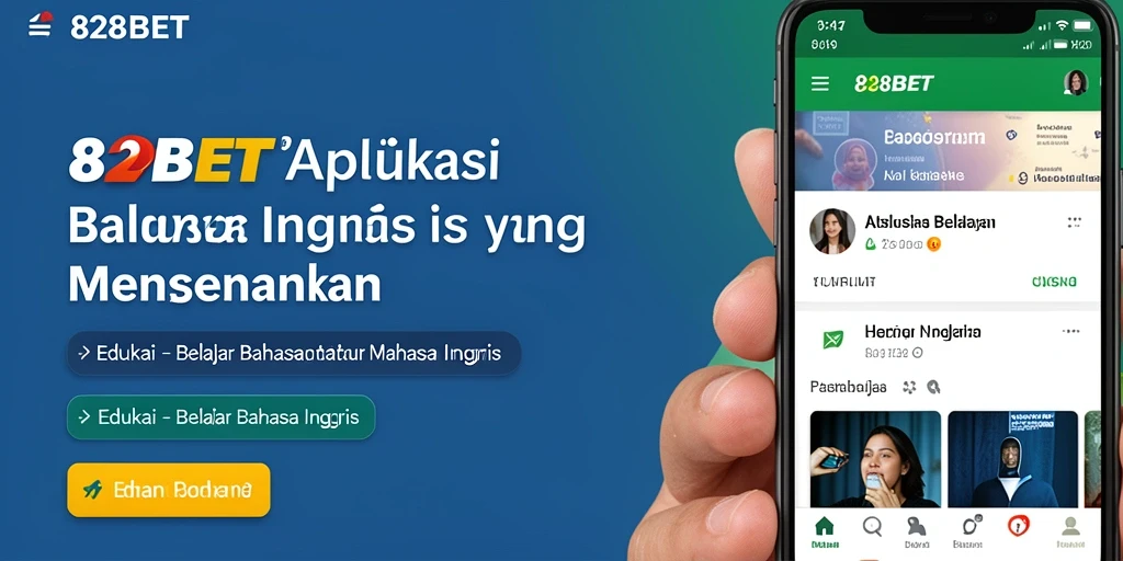 Antarmuka 828BET untuk Belajar Bahasa Inggris yang mudah digunakan.