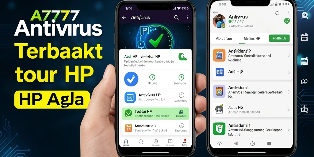 Antarmuka pengguna A7777 yang menarik dan fungsional.