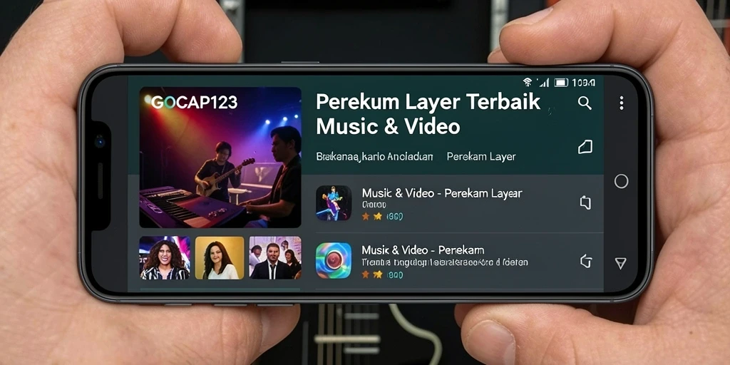 Antarmuka pengguna GOCAP123 untuk perekaman layar yang mudah dan intuitif.