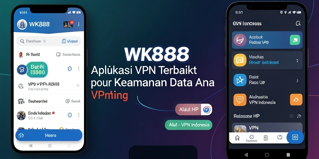 Antarmuka aplikasi WK888 yang sederhana dan fungsional.